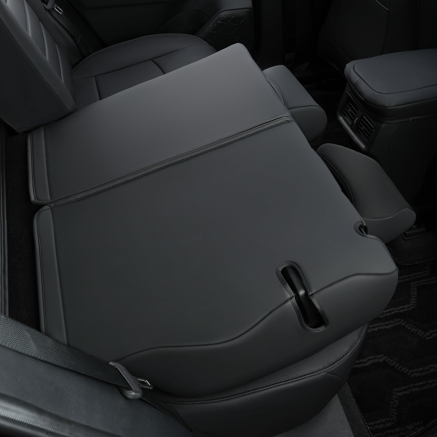 RISINGSTAR Rav4 Hybrid Seat Covers, fit 2019-2025 Toyota Rav4 Hybrid LE,XLE,Woodland Edition,XLE Premium,Limited, Not for XSE/SE/Plug-in(Black)