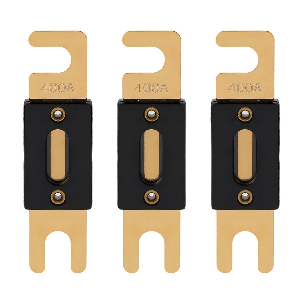 400A ANL Fuse 400 Amp Inline Blade Fuses 32V for Car Audio Inverter Automotive Stereo (Pack of 3 pcs)