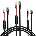 Radar Detector Hardwire Power Cord Mirror Wire Plug Tap,with Inline Fuse Holder,Compatible with Cobra Escort Beltronics Uniden Whistler Valentine One Radar Detector (RJ11-13.6'')