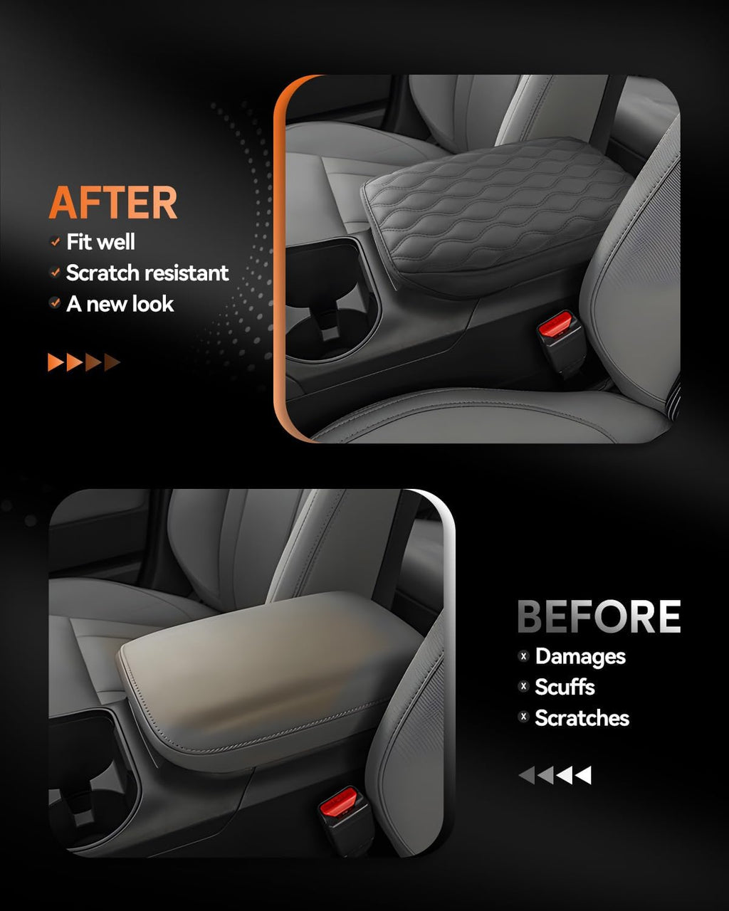 CDEFG for Subaru Legacy 2020-2025 Center Console Cover Armrest Box Cover for Legacy (Premium, Sport, Limited, Touring XT) 2020 2021 2022 2023 2024 2025 Accessories Console Arm Rest Protector