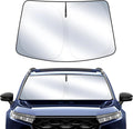 T TGBROS Windshield Sun Shade for Honda CRV 2023 2024 2025 4‑Layer Front Window Shade Cover Protector Custom Fit for CR-V Accessories UV/Heat Blocker, Foldable Visor (Fits LX/EX/EX-L/Sport)