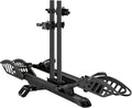 200 lbs E-Bike Rack Hitch Mount Platform Style for Cars Trucks SUVs Vans RVs, Easy Fold with One Hand, fits Bikes with Up to 5-inch Fat Tire