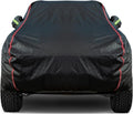 Breathable New Material, Waterproof Car Cover, Locks and Zipper Doors, Sunscreen Waterproof UV Prevention Snowproof Wind and Windproof,Suitable for Indoor Outdoor,for Pickup 180"-206" -B6