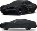 Car Cover Custom Fit for Dodge Challenger 2008-2023,6 Layers Truck Cover Waterproof All Weather for Automobiles,Outdoor Full Exterior Cover,Rain, Sun, Wind Protection,Black