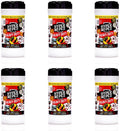 Hyper Wipes, 6 Pack Heavy Duty Hand & Tool Cleaning Wipes, 8"x12" Size Multi-Surface Cleaning Wipes, Degreasing, All Purpose Cleaner, Bathroom, Mechanic, Work Surface Wipes, 540 Count Canister