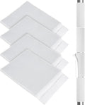 YeeBeny 4pcs Basement Pole Wrap, Garage Pole Padding with Anti Slip Fabric12x14.5 Inch, Pole Wrap Wood Roll, Column Wrap for Basketball Pole, Garage Pole, Playground Pole (White, 15x12)