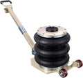 CXRCY 5 Ton Air Jack for Cars & Trucks - 11000LBS Capacity Pneumatic Airbag Jack with Adjustable Long Handle, Fast Lifting up to 16 Inch for Cars,Trucks(White Triple Bag Air Jack)