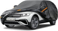 Kayme 7 Layers SUV Car Cover Custom Fit for VW Tiguan LWB (2018-2025) Waterproof All Weather for Automobiles, Outdoor Full Cover Rain Sun UV Protection.Black