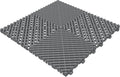 Multifunctional Interlocking Modular Garage Floor Tiles, Non-Slip Interlocking Plastic Floor Tiles, 15.7'' x 15.7'' x 0.7''(Thickness) Flooring Tile(40 Pack), Grey