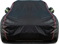 Breathable New Material, Waterproof Car Cover, Locks and Zipper Doors, Sunscreen Waterproof UV Prevention Snowproof Wind and Windproof,Suitable for Indoor Outdoor,for Sedan (188" to 198") B3