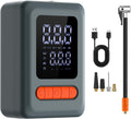 Tire Inflator Portable Air Compressor, Cordless Air Pump with LED Light & Pressure Gauge for Auto, Motorcycles, Bikes, Balls, Emergency Phone Charger