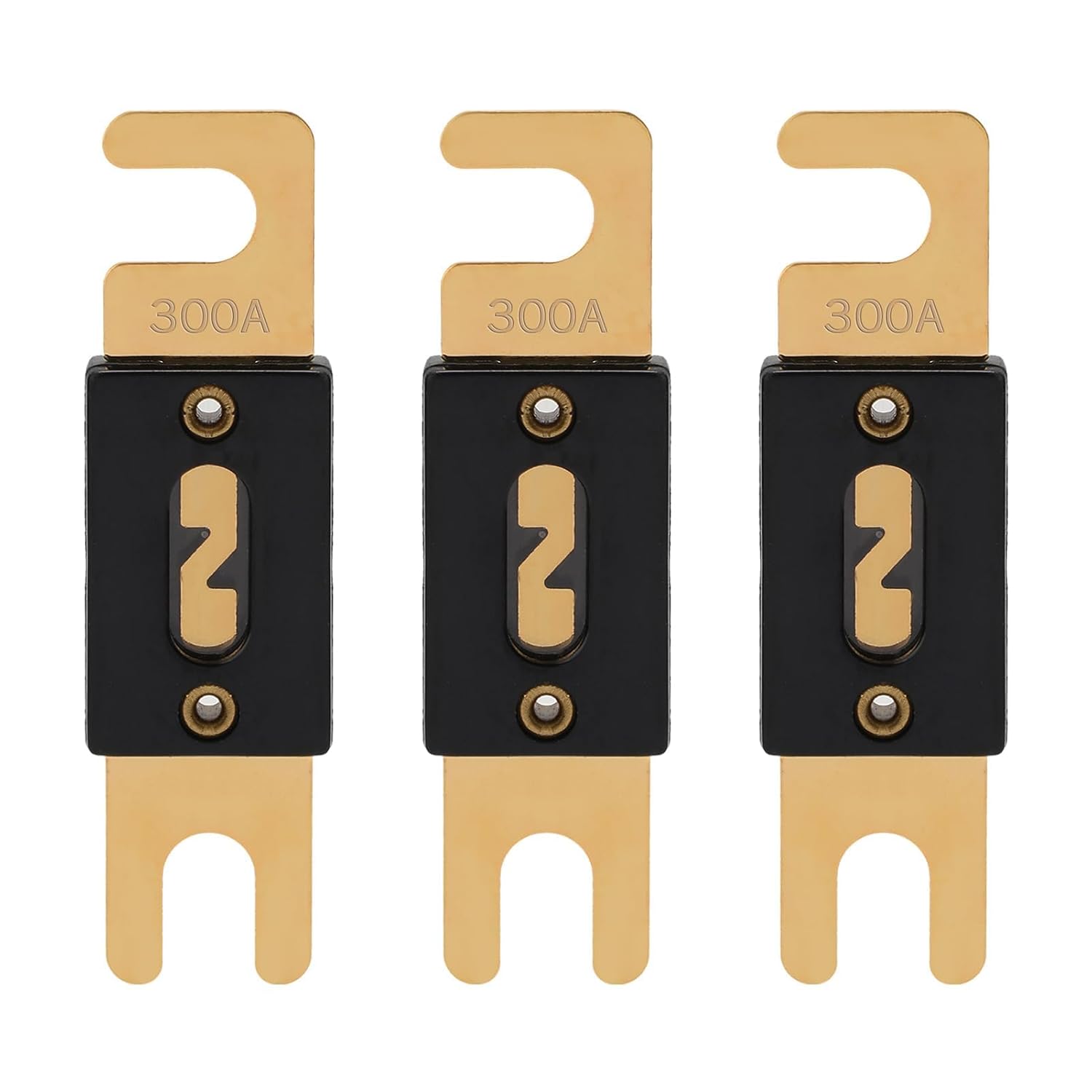 300A ANL Fuse 300 Amp Inline Blade Fuses 32V for Car Audio Inverter Automotive Stereo (Pack of 3 pcs)