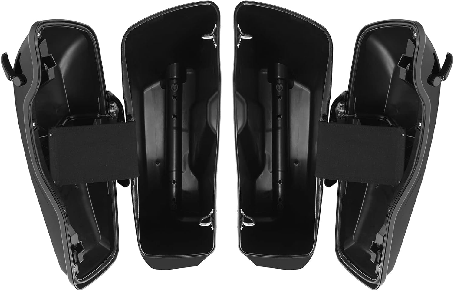 XFMT Motorcycle 4" Stretched Hard Saddlebags Bags Fit For Harley CVO Street Glide 2014-2023