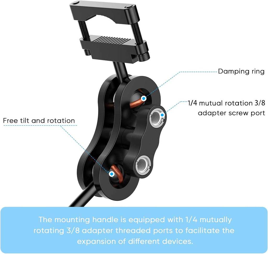 Radar Detector Rearview Mirror Rod Mounting Bracket and Radar Direct Power Cord Hardwired Kit and Fuse Tap(for Cobra Radar Models)