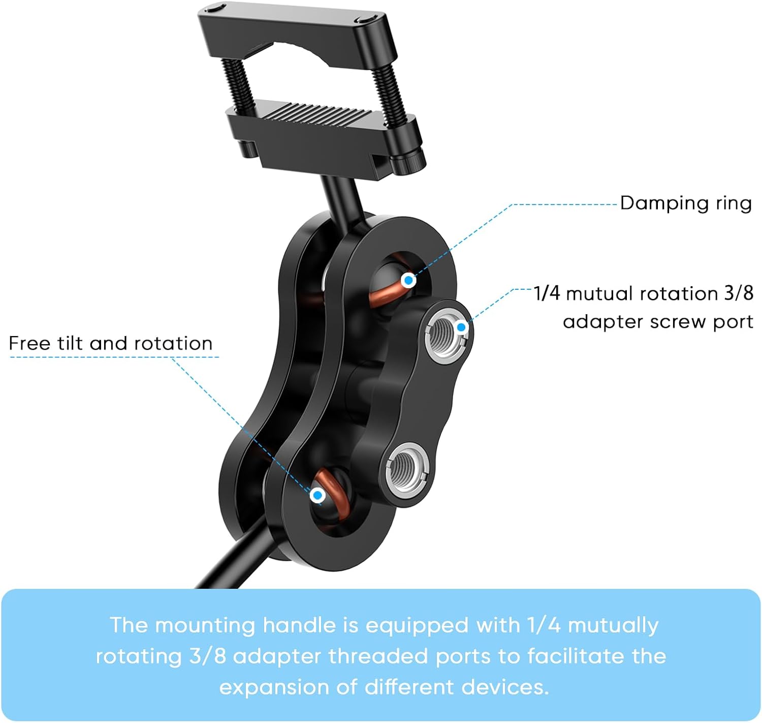 Radar Detector Rearview Mirror Rod Mounting Bracket and Radar Direct Power Cord Hardwired Kit and Fuse Tap(for Cobra Radar Models)