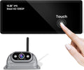 2.5D Display Wireless reversing Camera System FHD 1080P 10.26-inch touchable Display high-Definition Recording reversing Camera Suitable for RV Truck Trailer Wireless Stable Signal Transmission