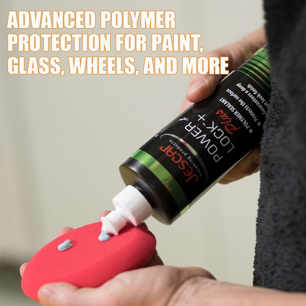 Jescar Power Lock Plus Polymer Sealant - 32oz - Durable High-Gloss Paint Sealant for Long-Lasting Protection – Easy Application, Safe for All Paint Types, Easy to Apply, Hand or Machine Application