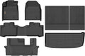 Binmotor-Floor Mats with Cargo Liner Set for Honda Pilot 2009-2015, All Weather Car Floor Mats Cargo Trunk Mat for Honda Pilot Accessories Rubber Liners
