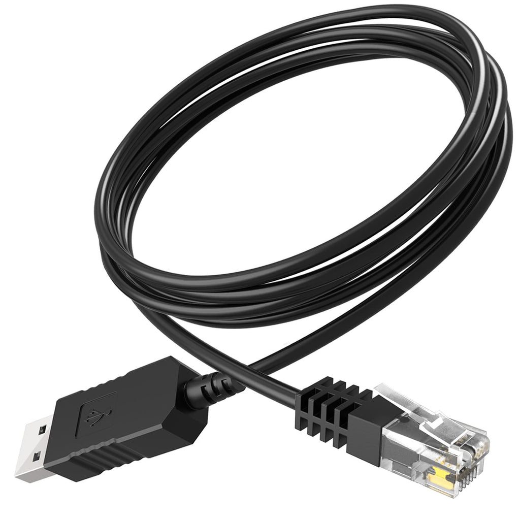 Radar Detector Cable, USB to RJ11 Plug Cord Compatible with Escort Passport 9500i, MAX360, Uniden R1 R3 R7, Beltronics,Radenso XP etc, 5Ft Length Replacement Radar Detector Cable