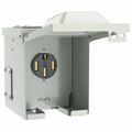50 Amp RV Power Outlet Box, NEMA 14-50R 125/250 Volt RV Outdoor Electrical Receptacle Panel, Weatherproof, for RV Camper Trailer Motorhome Electric Car Generator