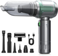 Car Vacuum Portable Cordless, 16000PA Powerful Car Vacuum Cleaner, 7 in 1 Mini Vacuum Handheld Rechargeable, Air Duster, Dual Filter for Cars, Home, Office, Pet