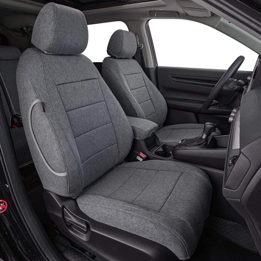 coverdream Custom Seat Covers Compatible with Select Honda CRV 2012 2013 2014 Models (Gray,Full Set)