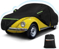 Custom Fit for Volkswagen Beetle Bug 2-Door 1960-1980 Sedan Car Cover Waterproof Heavy Duty All-Weather Protection with Door Zipper & Storage Bag