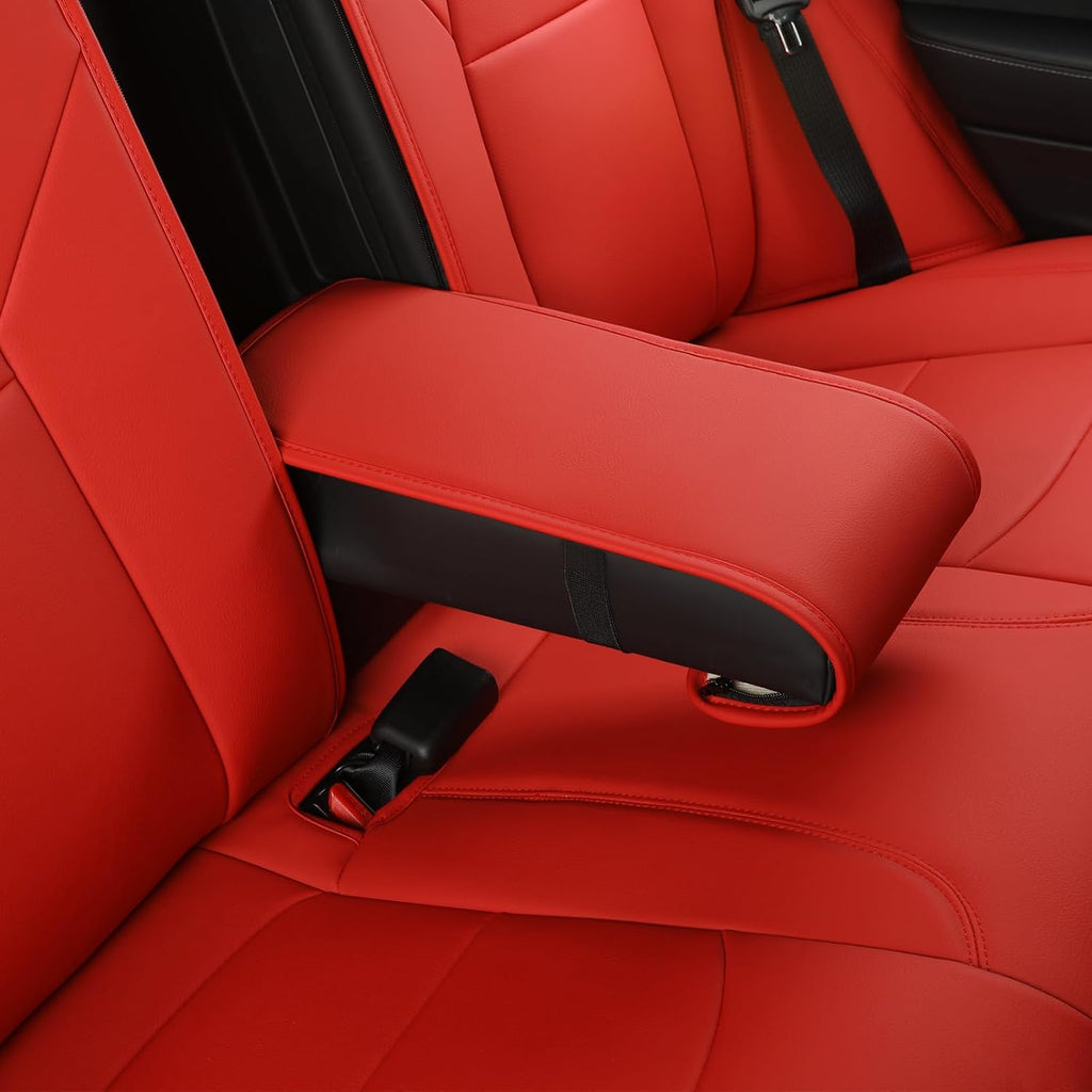 GIANT PANDA Customized Full Set Car Seat Covers for Tesla Model 3 Accessories 2017 2018 2019 2020 2021 2022 2023