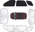 8pcs Car Window Shades for Ford Explorer SUV 2011-2019 Accessories,Windshield Side Rear Full Sunshade,Sun Visor UV Blocking, Privacy Protection and Blackout for Camping Outdoor