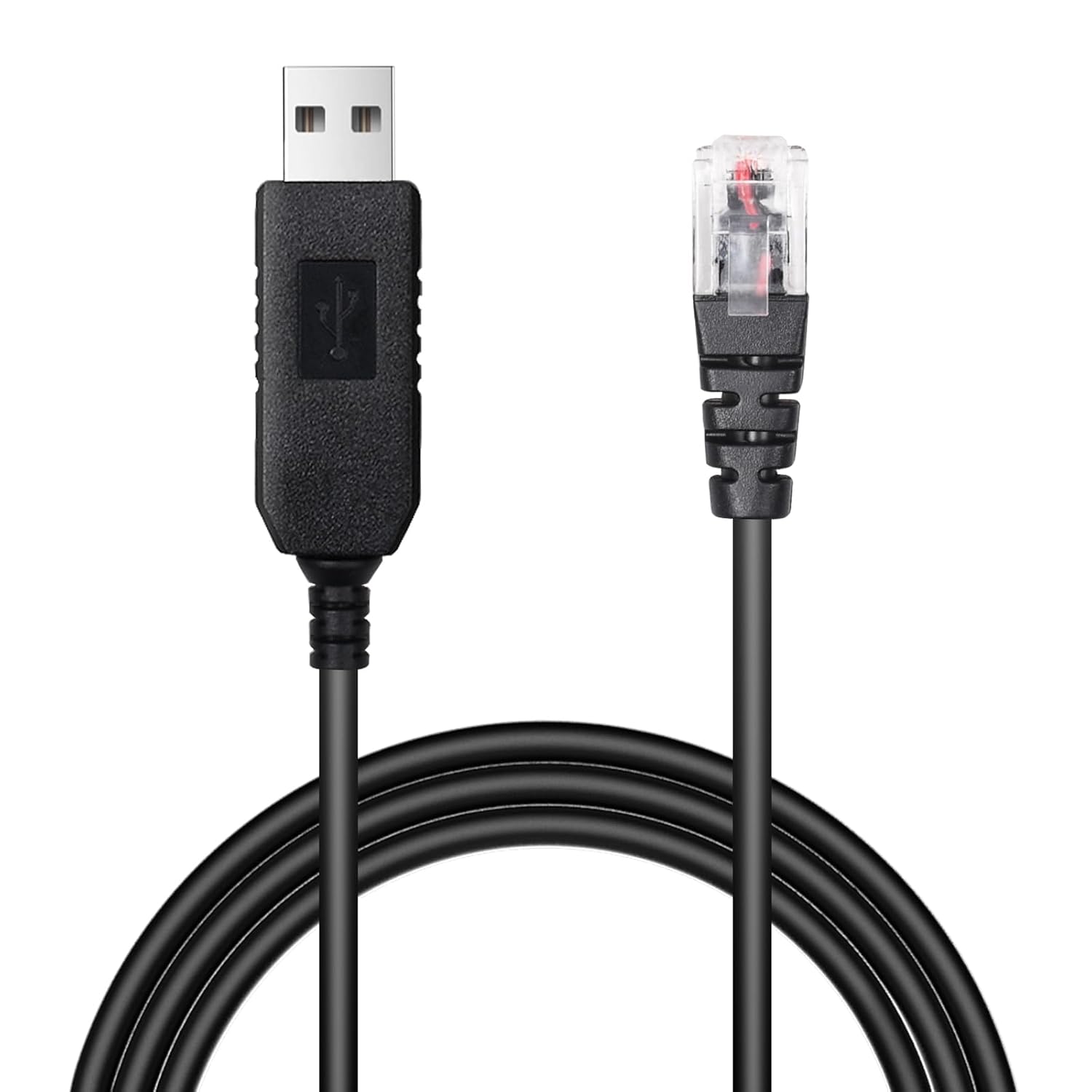 3.3FT USB to RJ11 Plug Cable,Radar Detector Cable Compatible with Escort Uniden Beltronics Radenso XP Cobra Whistler,Replacement Power Cord for Radar Detectors