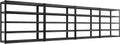 REIBII 48.2''W Garage Shelving Heavy Duty Metal Shelving 3000LBS Storage Shelves Adjustable Metal Shelves Industrial Garage Shelf for Warehouse Basement, 4 Pack
