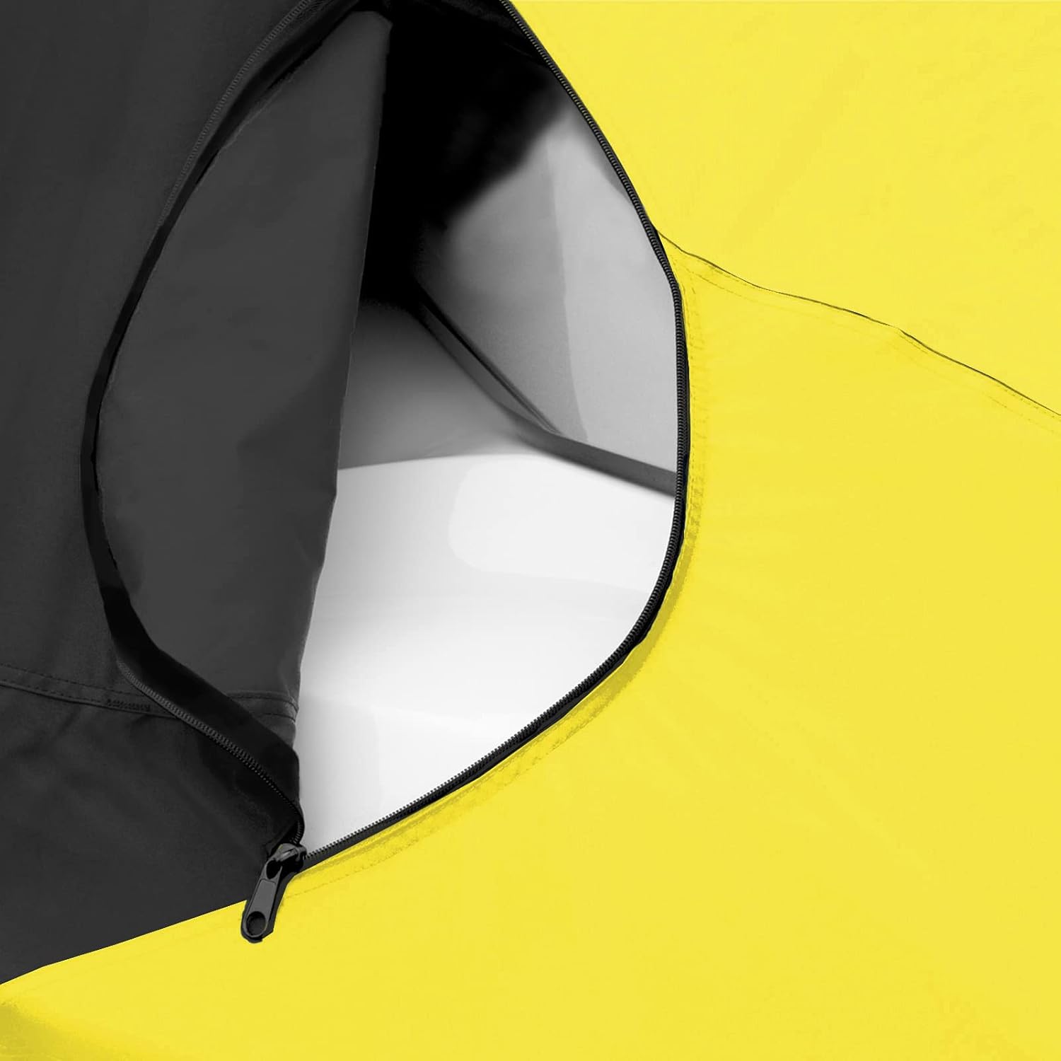 Trailerable Jet Ski Cover, Waterproof Marine Grade 600D Heavy Duty Polyester PWC Cover Yellow/Black Fits from 126" to 135" 3 Seater