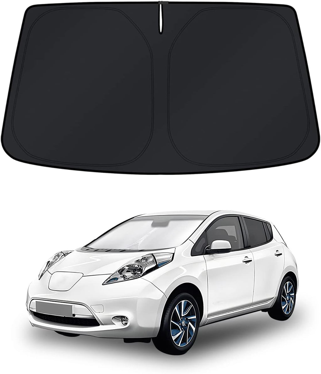 KUST Windshield Sun Shade for Nissan Leaf 2011-2017 Window Shade Sun Visor Cover Foldable Blocks UV Rays Keep Your Car Cooler