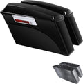 XFMT Motorcycle Saddlebags Vivid Black Hard Saddle Bags Trunk For Harley Touring Road King Street Glide Road Glide Electra Glide Ultra Classic 1994-2013