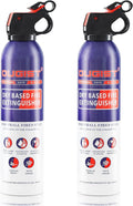 Fire Extinguisher for Home & Vehicle - 600g Fire Extinguisher | Grease & Electrical Fire Extinguisher for Kitchen, Car, Portable (2-Pack)