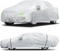 Car Cover Custom Fit for Toyota Camry 1996-2025,Honda Accord 2001-2025,6 Layers Truck Cover Waterproof All Weather for Automobiles,Outdoor Full Exterior Cover,Rain, Sun, Wind Protection,Silver
