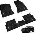 3W Floor Mats Fit for Jeep Renegade 2015-2023 TPE All Weather Custom Fit Floor Liner for Jeep Renegade 1st and 2nd Row Full Set Car Liners Black
