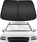 ARISMOTOR Windshield Sun Shade for Genesis GV70 2022-2025, Custom Fit Foldable Front Window Sunshade Sun Visor Protector, Block UV Rays Keep Your Car Cooler