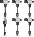 ENA Set of 6 Ignition Coil Pack 2000 2001 3.3 3.5 Compatible with Infiniti Nissan Pathfinder QX4 00 01 3.3L 3.5L V6 Coils Replacement for C1335 C1332 UF331 UF328 224484W000 224484W011