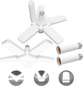 LED Garage Lights 2 Pack, 100W 10000LM 6500K E26/E27 Ceiling Light with 5 Adjustable Panels for Workshop, Basement, Warehouse