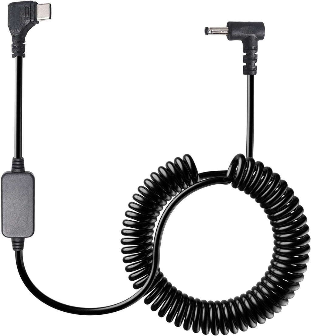 USB-C to DC3.5 Plug Radar Detector Power Cable,Type C 5V-12V Power Cord Compatible with Cobra RAD 480i, 350, 380, Uniden DFR1, DFR3, DFR5, Whistler, & Radenso Radar Detectors (8.2FT Length)
