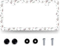 Watercolor Koala License Plate Frame Colorful Animal License Plate Holder Funny License Plate for Car Decoration Stainless Steel Cute Auto Parts with Screws for Men Women 12.3" x 6.3"