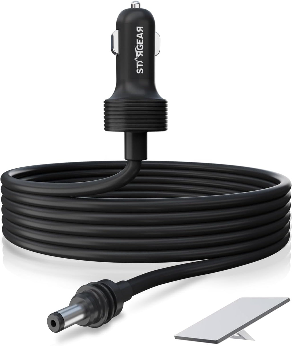 Starlink Mini Cable 12V Power Cable 3M/10FT, Starlink Mini Accessories 16AWG Cigarette Lighter to DC Cord, 12V-48V Car Charger Car Adapter