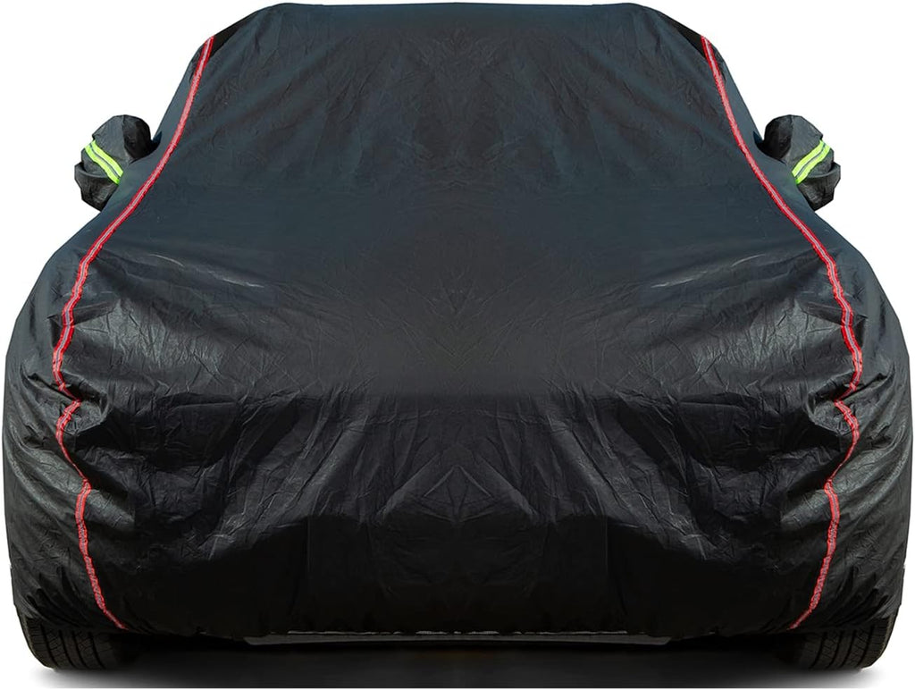 Breathable New Material, Waterproof Car Cover, Locks and Zipper Doors, Sunscreen Waterproof UV Prevention Snowproof Wind and Windproof,Suitable for Indoor Outdoor,for Sedan (178" to 189") B2