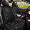 Front Seat Covers for Toyota Camry 2012-2023 2024 2025 Leather Ice Silk Breathable Car Seat Cover Protector (2 Seats & Black)