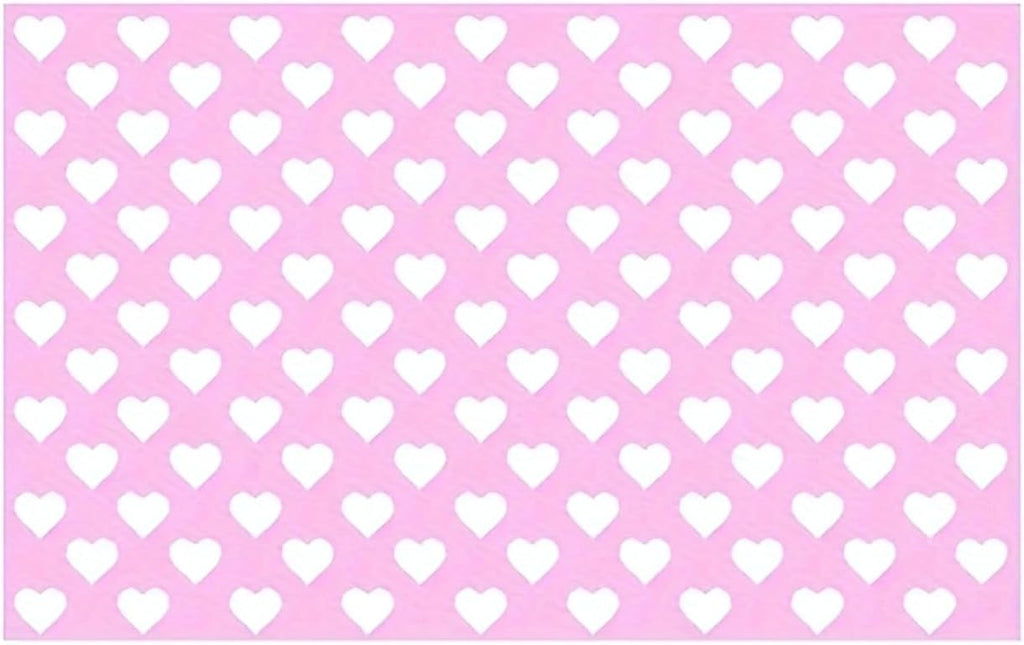 Car Rear Tail Light Lamp Stickers, Hollow Heart Pattern Sticker, Waterproof Taillight Tint Film Sheet for Car Rear Tail Lights, Funny DIY Headlamp Taillight Cover Trim (Pink)