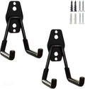 SMARTOLOGY Heavy-Duty Utility Hooks, Wall Hanger, Small 2 Pack, 3 inch Long 2.5 inch Wide, for Garage, Indoor and Outdoor, Ladder Hanger Accessories