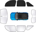8pcs Car Window Shades for Ford Bronco Sport 2021-2024 2025 Accessories,Windshield Side Rear Full Sunshade,Sun Visor UV Blocking, Privacy Protection and Blackout for Camping Outdoor