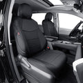 EKR Sienna Seat Covers for 2021 2022 2023 2024 2025 Toyota Sienna LE, XLE,8 Seats,2nd Row 4/2/4 Split,Waterproof Seat Covers Full Set for Trucks,Car Seat Protectors - Three Row,Neoprene (Black)