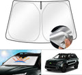 Cartist Windshield Sun Shade Fits for Kia Sorento 2021-2024 2025 2026 Accessories Foldable Car Front Window Sunshade Sun Visor Protector Reflective Cover Block UV Rays & Sun Heat